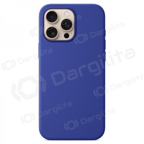 Apple iPhone 14 dėklas "Mag Silicone Case" (tamsiai violetinis)