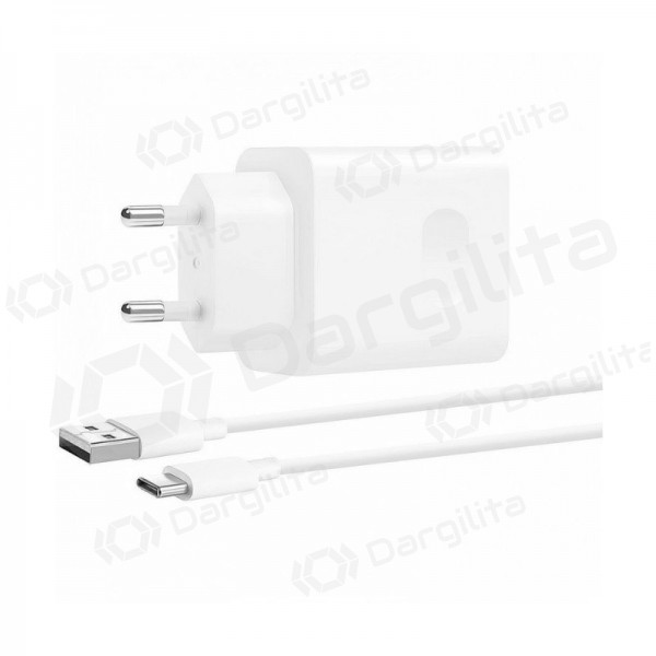 Telefono įkroviklis Huawei CP404B 22.5 W USB-A SuperCharge USB-C baltas