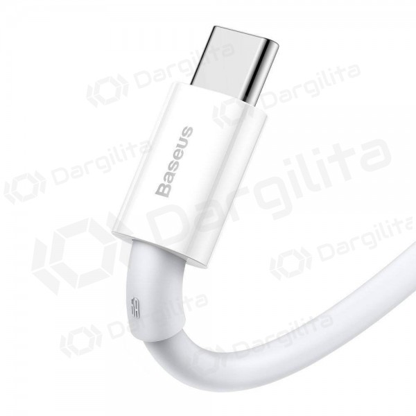 USB-C laidas Baseus Superior USB-A į USB-C 2 m baltas