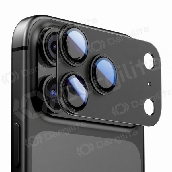 Apple iPhone 18 Pro kameros apsauga "Tech-Protect CamFull Fit+" (juodas)