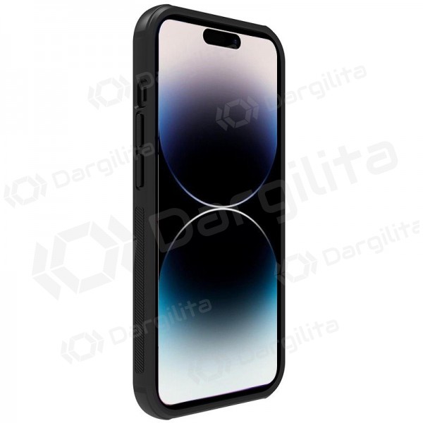 Apple iPhone 14 Plus dėklas „Nillkin Frosted Shield“ (juodas)
