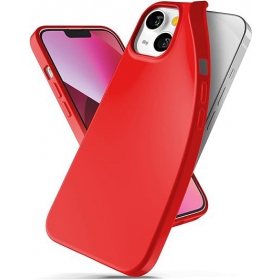 Apple iPhone 15 dėklas Mercury Goospery "Soft Feeling Jelly Case" (raudonas)
