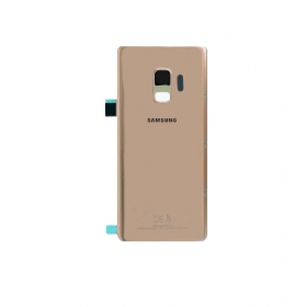 Samsung G960F Galaxy S9 galinis baterijos dangtelis auksinis (Sunrise Gold) (naudotas grade A, originalus)