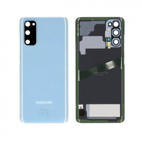 Samsung G981F / G980 Galaxy S20 galinis baterijos dangtelis (Cloud Blue) (naudotas grade A, originalus)