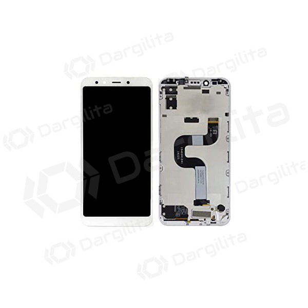 Xiaomi Mi A2 / Mi 6X ekranas (baltas) (su rėmeliu) (service pack) (originalus) Xiaomi Mi A2 / Mi 6X ekranas (baltas) (su rėmeliu) (service pack) (originalus)