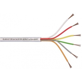 ELAN lūdytas apsauginis kabelis 6x0.22 (500 m.)