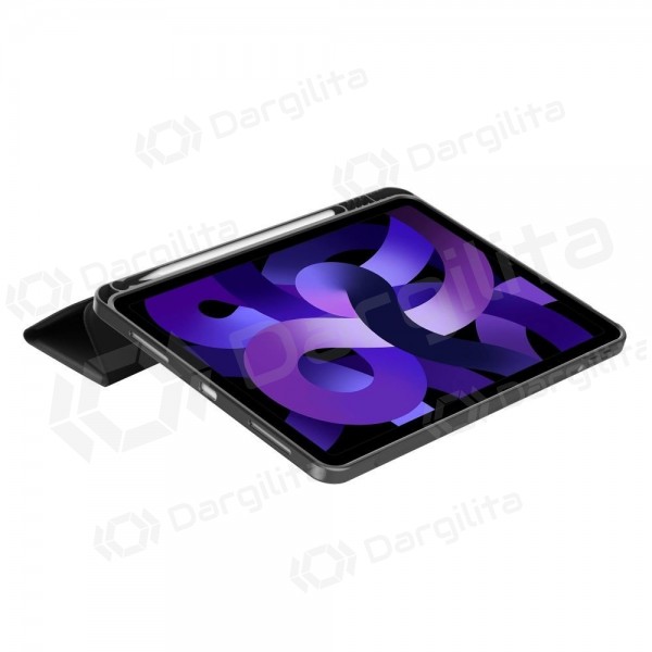 Apple iPad Air (2020, 2022, 2024, 2025, 2026) dėklas dėklas "Tech-Protect SmartCase Pen Holder" (juodas)