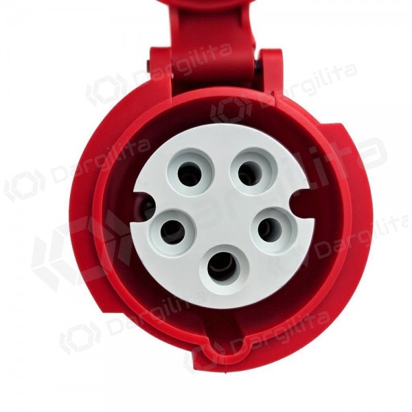 Adapteris Reach CEE 16A 400 V į 220 V Schuko juodas