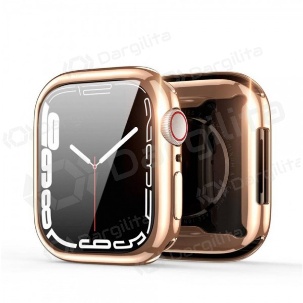 Apple Watch 45mm LCD apsauginis stikliukas / dėklas "Dux Ducis Samo" (rožinis)