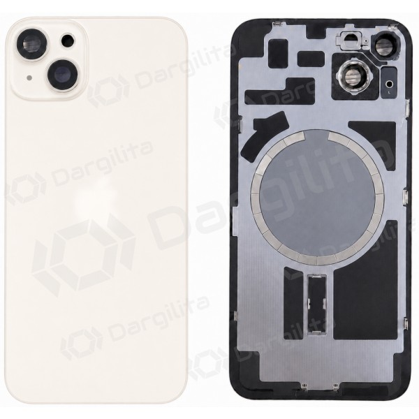 Apple iPhone 14 galinis dangtelis (baltas) (Premium)