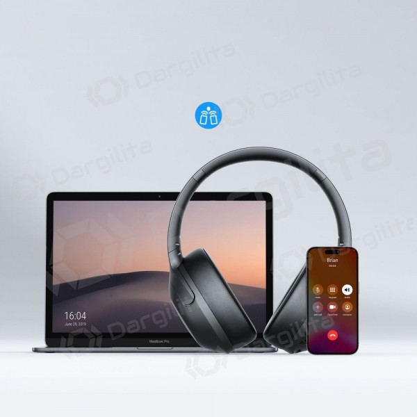 Belaidės ausinės su mikrofonu Joyroom JR-JH2 Bluetooth 5.4 juodos