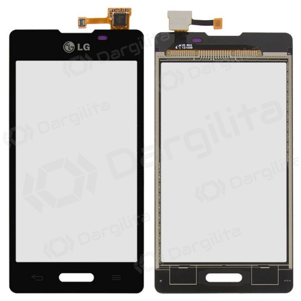 LG E460 (L5 2) lietimui jautrus stikliukas (juodas) LG E460 (L5 2) lietimui jautrus stikliukas (juodas)