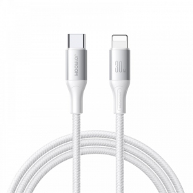 Lightning laidas Joyroom S-A28 USB-C į Lightning 1 m 30 W baltas