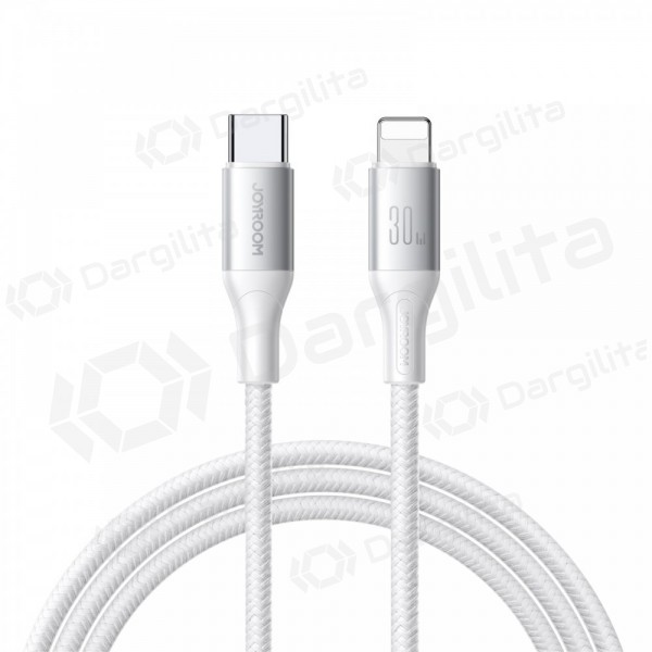Lightning laidas Joyroom S-A28 USB-C į Lightning 1 m 30 W baltas