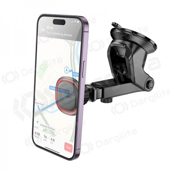 Automobilinis telefono laikiklis Borofone BH125 ant prietaisų skydelio 4.5–7 col.