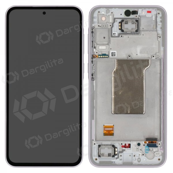 Samsung Galaxy A35 ekranas (Awesome Lilac) (su rėmeliu) (originalus) Samsung Galaxy A35 ekranas (Awesome Lilac) (su rėmeliu) (originalus)