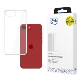 Apple iPhone 16e, 17e dėklas "3MK Clear Case" (skaidrus)
