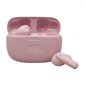 Belaidės ausinės su mikrofonu JBL Wave Beam 2 Bluetooth TWS rožinės