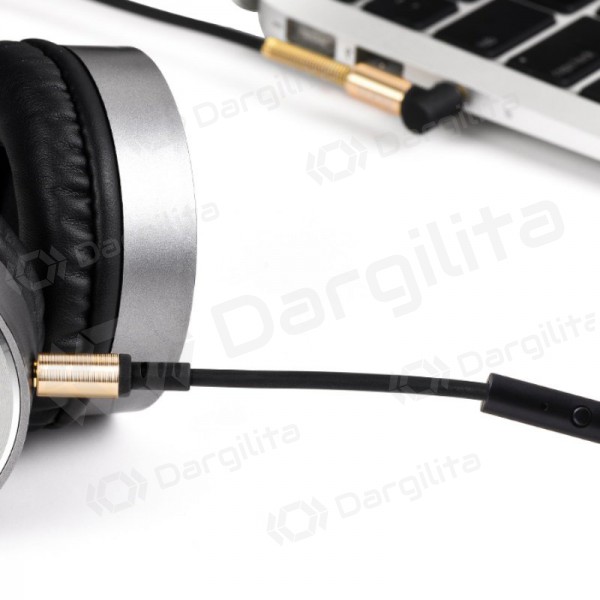 Audio adapteris Hoco UPA02 AUX 3,5mm į 3,5mm (juodas)