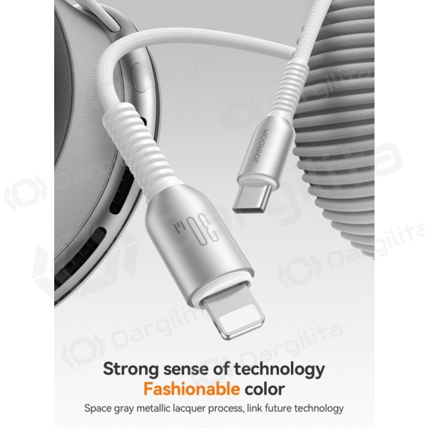 Lightning laidas Joyroom S-A51 USB-C į Lightning 1.2 m 30 W pilkas
