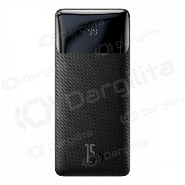 Išorinė baterija Power Bank Baseus Bipow Type-C PD+2xQuick Charge 3.0 15W 10000mAh juoda PPBD050001 Išorinė baterija Power Bank Baseus Bipow Type-C PD+2xQuick Charge 3.0 15W 10000mAh juoda PPBD050001