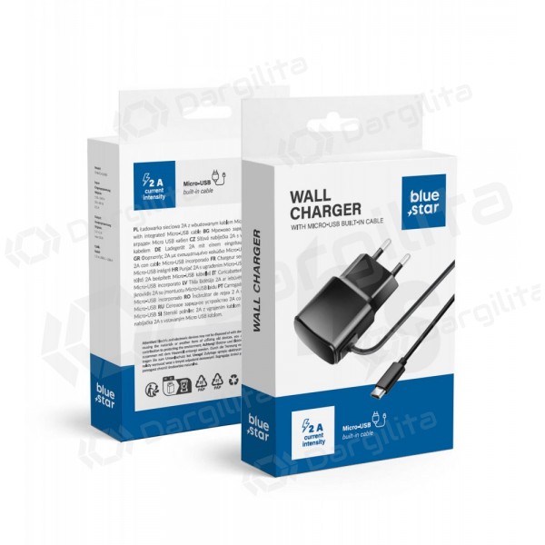 Telefono įkroviklis Blue Star TFK-TC-1100B 10 W microUSB juodas