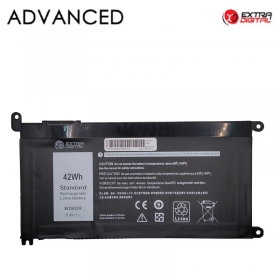 DELL WDX0R, 3400mah nešiojamo kompiuterio baterija, Advanced