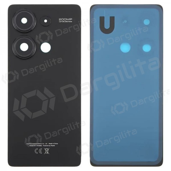 Xiaomi Redmi Note 13 Pro 4G galinis dangtelis (juodas) (originalus)