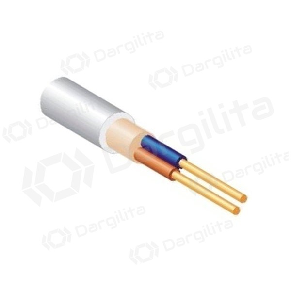 Jėgos kabelis Lietkabelis KH05VV-U/NYM 3x2.5 mm² varinis PVC monolitas 100 m ritė