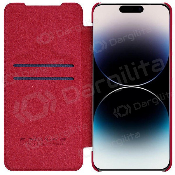 Samsung Galaxy A14 dėklas „Nillkin Leather“ (raudonas) Samsung Galaxy A14 dėklas „Nillkin Leather“ (raudonas)