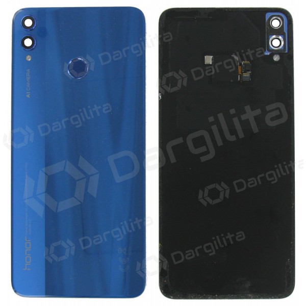 Honor 8X galinis baterijos dangtelis (mėlynas) (naudotas grade C, originalus)
