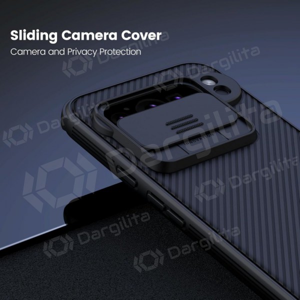 Google Pixel 7 dėklas „Nillkin CamShield Pro“ (juodas)