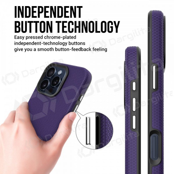 Apple iPhone 13, 14 dėklas „Perfectionists“ (violetinis) Apple iPhone 13, 14 dėklas „Perfectionists“ (violetinis)