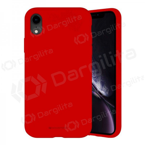 Samsung A536 Galaxy A53 5G dėklas Mercury Goospery "Silicone Case" (raudonas)