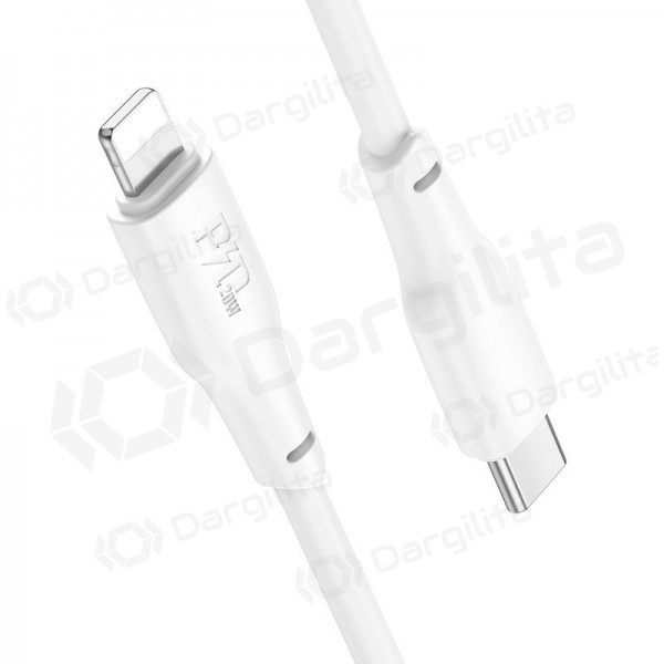 Lightning laidas Hoco X93 USB-C į Lightning 2 m PD 20 W baltas
