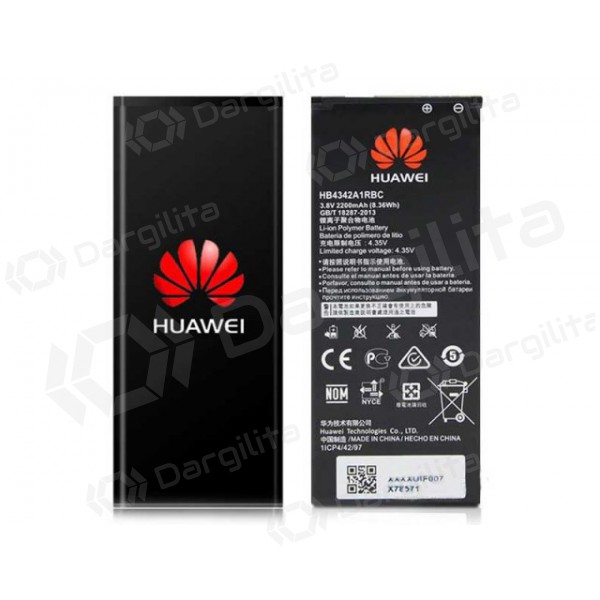 Huawei Y6 / Y5-2 / Honor 4A (HB4342A1RBC) baterija / akumuliatorius (2200mAh) (service pack) (originalus)