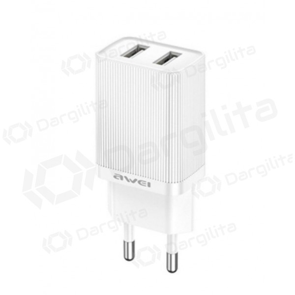 Telefono įkroviklis Awei C15-EU 10 W 2xUSB-A baltas