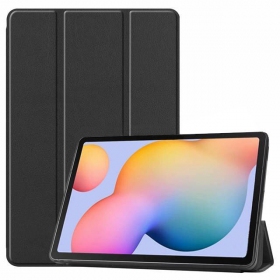 Samsung Galaxy Tab A8 10.5 (2021) dėklas "Smart Leather" (juodas)