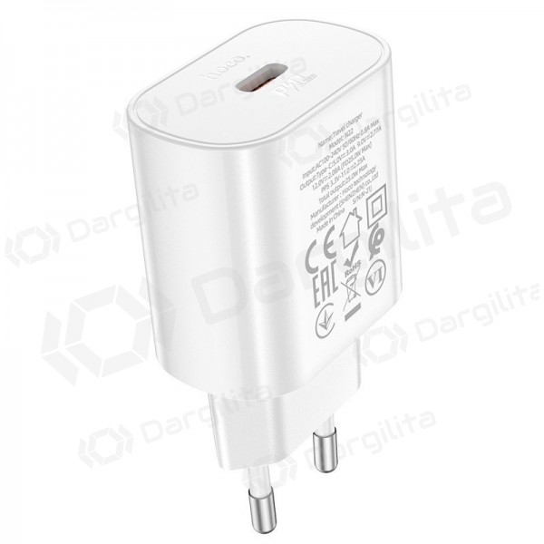 Telefono įkroviklis Hoco N22 25 W USB-C baltas