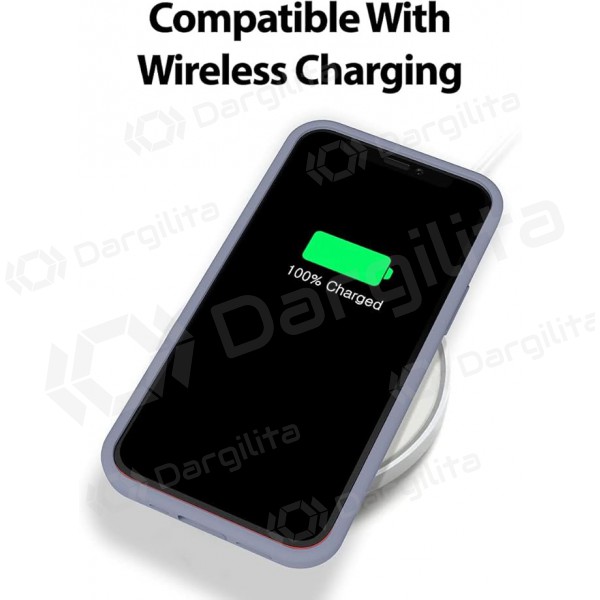 Apple iPhone 16e dėklas Mercury "Silicone Case" (levandos pilka)