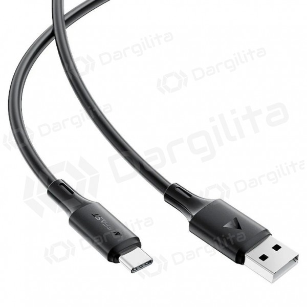 USB-C laidas Acefast C17-04 USB-A į USB-C 1.2 m 3A juodas
