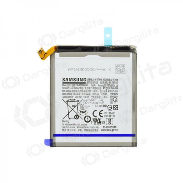 Samsung G988F Galaxy S20 Ultra (EB-BG988ABY) baterija / akumuliatorius (5000mAh) (service pack) (originalus)
