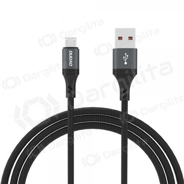 Micro USB laidas Dudao L3SM USB-A į Micro USB 1.2 m 3 A juodas