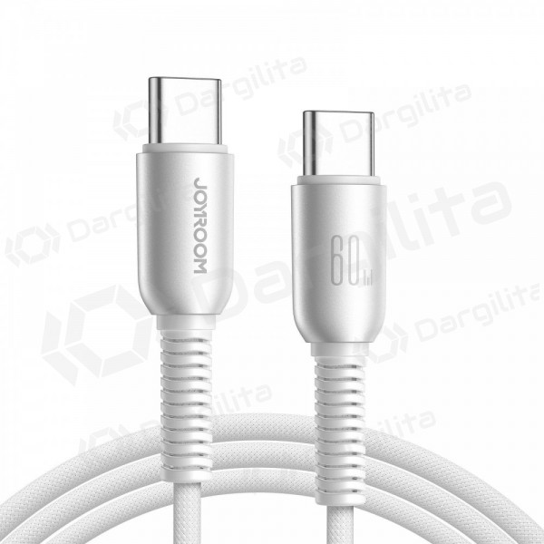 USB-C laidas Joyroom S-A51 USB-C į USB-C 1.2 m 60 W pilkas