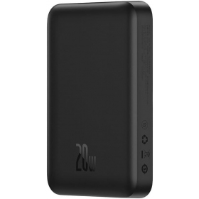 Išorinė baterija Power Bank Baseus Magnetic Mini Air 20W 10000mAh juoda P10059001113-00