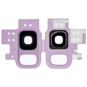 Samsung G960 Galaxy S9 kameros stikliukas (violetinis)