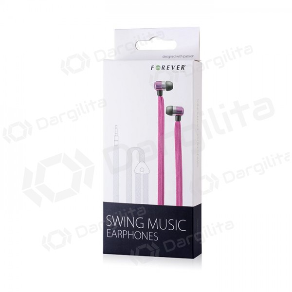 Laisvų rankų įranga Forever Swing Music 3,5mm (rožinė)