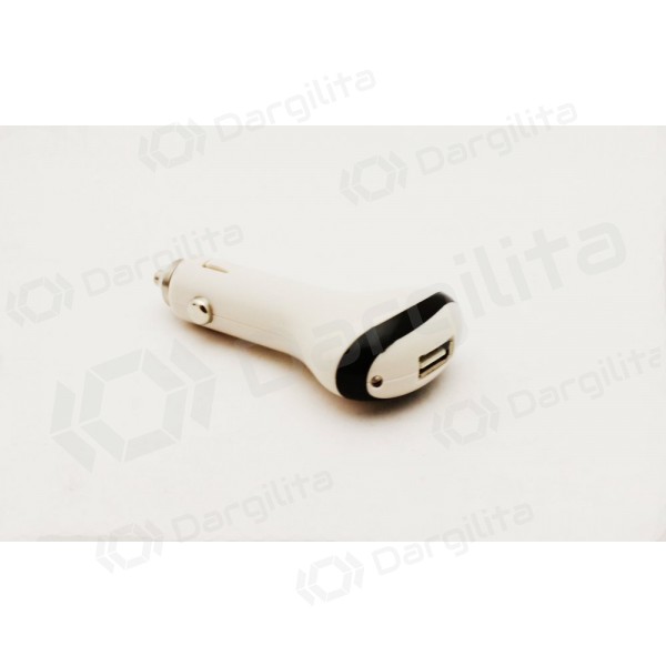 Automobilinis įkroviklis (USB) (big/long) baltas (0.6A)