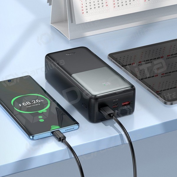 Išorinė baterija (Power Bank) Hoco J136B 30000 mAh 22.5 W + PD 20 W, juoda