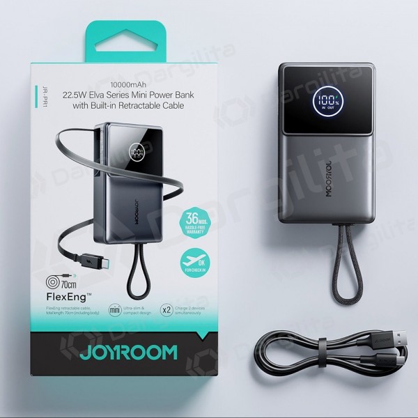 Išorinė baterija (Power Bank) Joyroom JR-PR1 10000 mAh 22.5 W, juoda